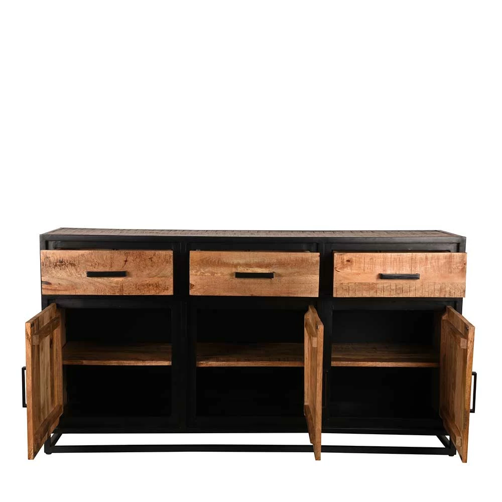 Bestpreis 💯 170x90x45 Industrial Sideboard Mit Bügelgestell Aus Metall - Piatrasun 🤩 4 Bestpreis 💯 170x90x45 Industrial Sideboard Mit Bügelgestell Aus Metall - Piatrasun 🤩 – Bild 4