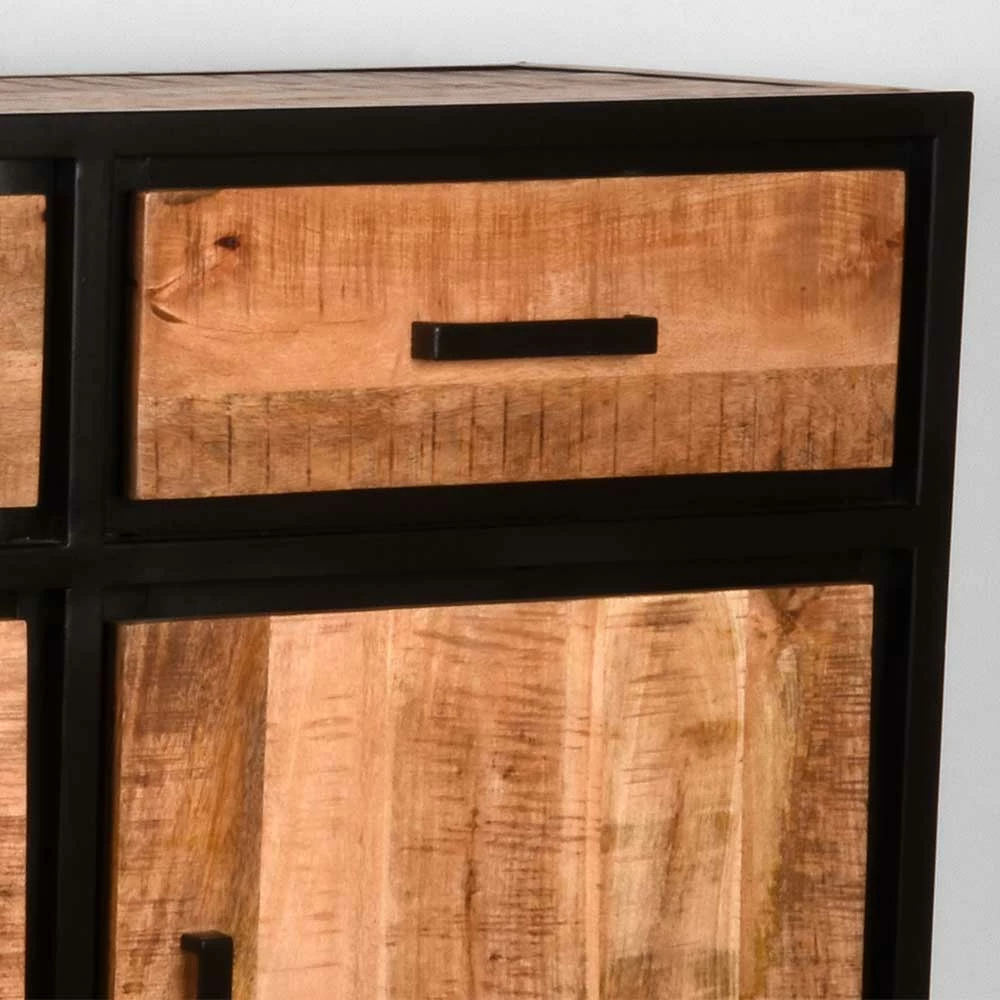 Bestpreis 💯 170x90x45 Industrial Sideboard Mit Bügelgestell Aus Metall - Piatrasun 🤩 6 Bestpreis 💯 170x90x45 Industrial Sideboard Mit Bügelgestell Aus Metall - Piatrasun 🤩 – Bild 6