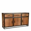 Bestpreis 💯 170x90x45 Industrial Sideboard Mit Bügelgestell Aus Metall - Piatrasun 🤩