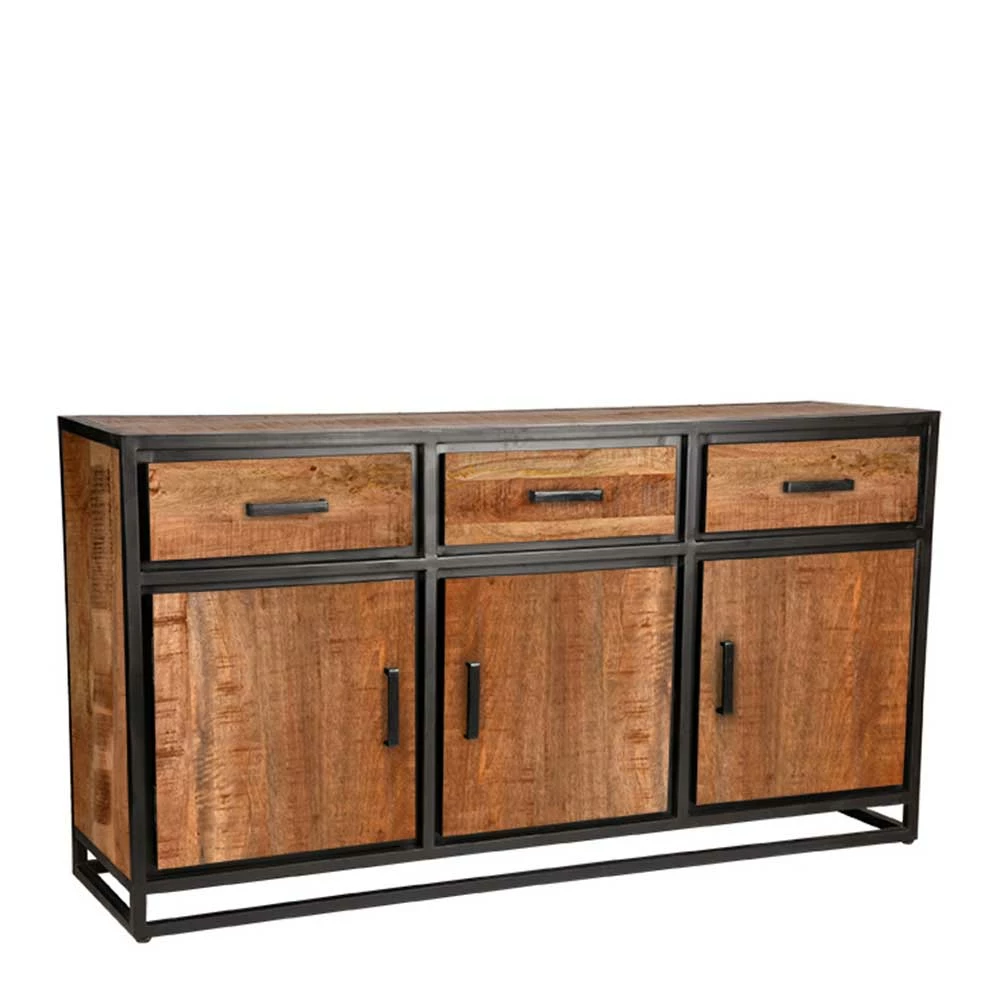 Bestpreis 💯 170x90x45 Industrial Sideboard Mit Bügelgestell Aus Metall - Piatrasun 🤩 1 Bestpreis 💯 170x90x45 Industrial Sideboard Mit Bügelgestell Aus Metall - Piatrasun 🤩