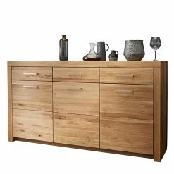 Bester Verkauf 🔔 170x92x45 Wildeiche Sideboard Aus Geöltem Massivholz - Loitons 👍