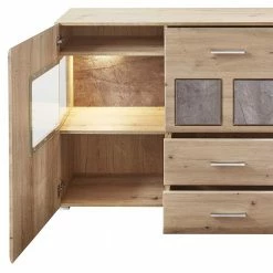 Budget 🧨 170x94x42 Sideboard Mit Glaseinsätzen & LED - Luruzada ❤️ 10 Budget 🧨 170x94x42 Sideboard Mit Glaseinsätzen & LED - Luruzada ❤️ -Reanna Shop 170x94x42 sideboard mit glaseinsaetzen led in wildeiche graubraun luruzada 04