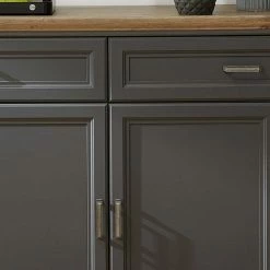 Rabatt 🤩 171x102x48 Landhaus Sideboard In Grau - Thumbs 🎉 -Reanna Shop 171x102x48 landhaus sideboard in grau und eichefarben thumbs 04