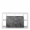 Großhandel 🛒 172x102x42 Wohnzimmer Schrank In Weiß HG & Beton NB - Harrisons I ❤️