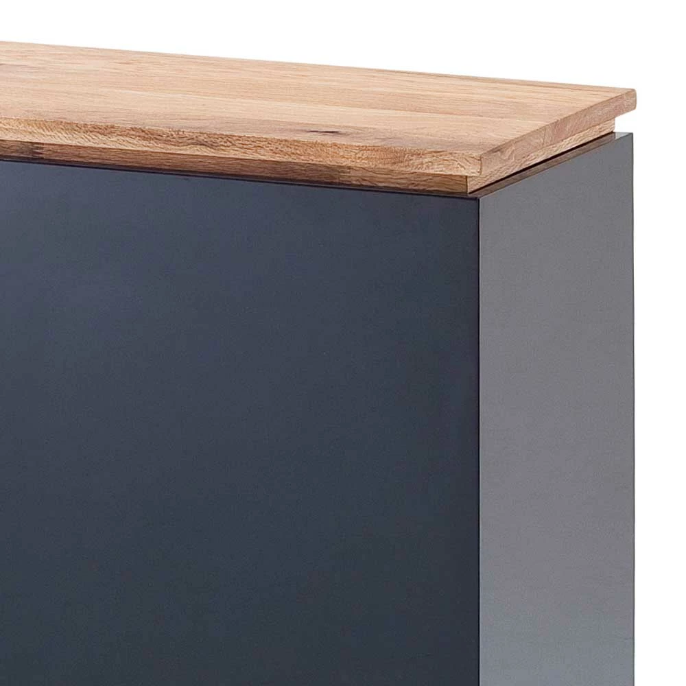 Coupon ✨ 172x81x40 Hochglanz Kommode In Schwarz - Ercurs I 🛒 4 Coupon ✨ 172x81x40 Hochglanz Kommode In Schwarz - Ercurs I 🛒 – Bild 4