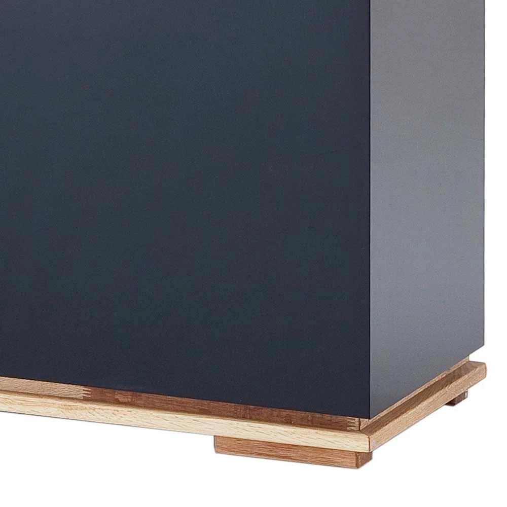 Coupon ✨ 172x81x40 Hochglanz Kommode In Schwarz - Ercurs I 🛒 5 Coupon ✨ 172x81x40 Hochglanz Kommode In Schwarz - Ercurs I 🛒 – Bild 5