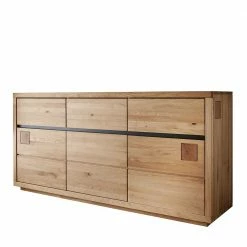 Bestes Angebot 🔔 175x85x45 Cm Massivholz Sideboard Auf Sockel - Embleys ⌛