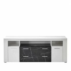 Top 10 🎉 180x70x40 Cm Wohnzimmer Sideboard In Weiß - Vaffonia 👏 -Reanna Shop 180x70x40 cm wohnzimmer sideboard in weiss anthrazit stein optik vaffonia 02