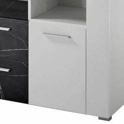Top 10 🎉 180x70x40 Cm Wohnzimmer Sideboard In Weiß - Vaffonia 👏 -Reanna Shop 180x70x40 cm wohnzimmer sideboard in weiss anthrazit stein optik vaffonia 04
