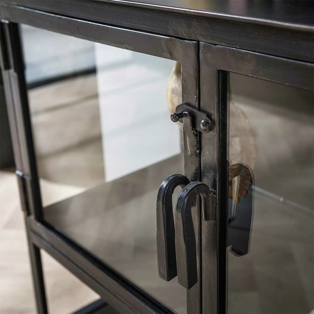 Bestes Angebot 🤩 180x80x40 Sideboard Aus Metall & Glas - Brayden ✨ 4 Bestes Angebot 🤩 180x80x40 Sideboard Aus Metall & Glas - Brayden ✨ – Bild 4