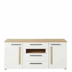 Blitzangebot 😉 180x81x44 Sideboard In Weiß & Wildeiche Dekor - Cicek 👏 8 Blitzangebot 😉 180x81x44 Sideboard In Weiß & Wildeiche Dekor - Cicek 👏 -Reanna Shop 180x81x44 sideboard in weiss wildeiche dekor 2 tuerig 3 schubladen fach cicek 02