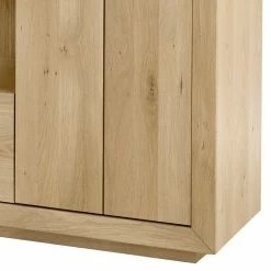 Bester Verkauf 😉 180x85x42 Sideboard In Wildeiche Bianco - Vegrilo 🔔 -Reanna Shop 180x85x42 sideboard in wildeiche bianco furniert mit griffen aus metall vegrilo 02