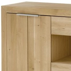 Bester Verkauf 😉 180x85x42 Sideboard In Wildeiche Bianco - Vegrilo 🔔 -Reanna Shop 180x85x42 sideboard in wildeiche bianco furniert mit griffen aus metall vegrilo 04