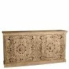 Schlussverkauf ✔️ 180x90x45 4-türiges Sideboard Im Ethno Stil - Runiasa 🛒
