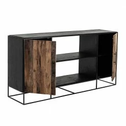 Rabatt 🥰 180x90x45 Sideboard Regal Mit 2 Fächern & 2 Türen - Enzilon ⭐ 9 Rabatt 🥰 180x90x45 Sideboard Regal Mit 2 Fächern & 2 Türen - Enzilon ⭐ -Reanna Shop 180x90x45 sideboard regal mit 2 faechern 2 tueren aus recyclingholz eisen enzilon 03