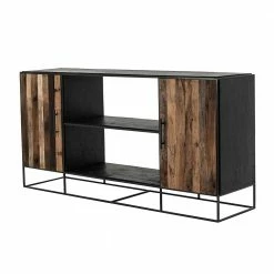 Rabatt 🥰 180x90x45 Sideboard Regal Mit 2 Fächern & 2 Türen - Enzilon ⭐