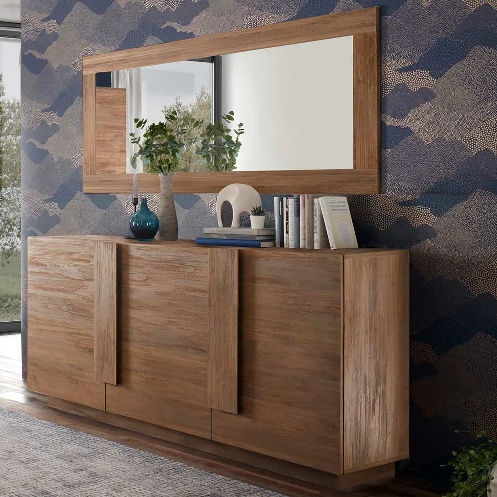 Neu 🥰 181x90x44 3-türiges Sideboard Mit Sockelgestell - Basento 🥰 6 Neu 🥰 181x90x44 3-türiges Sideboard Mit Sockelgestell - Basento 🥰 – Bild 6