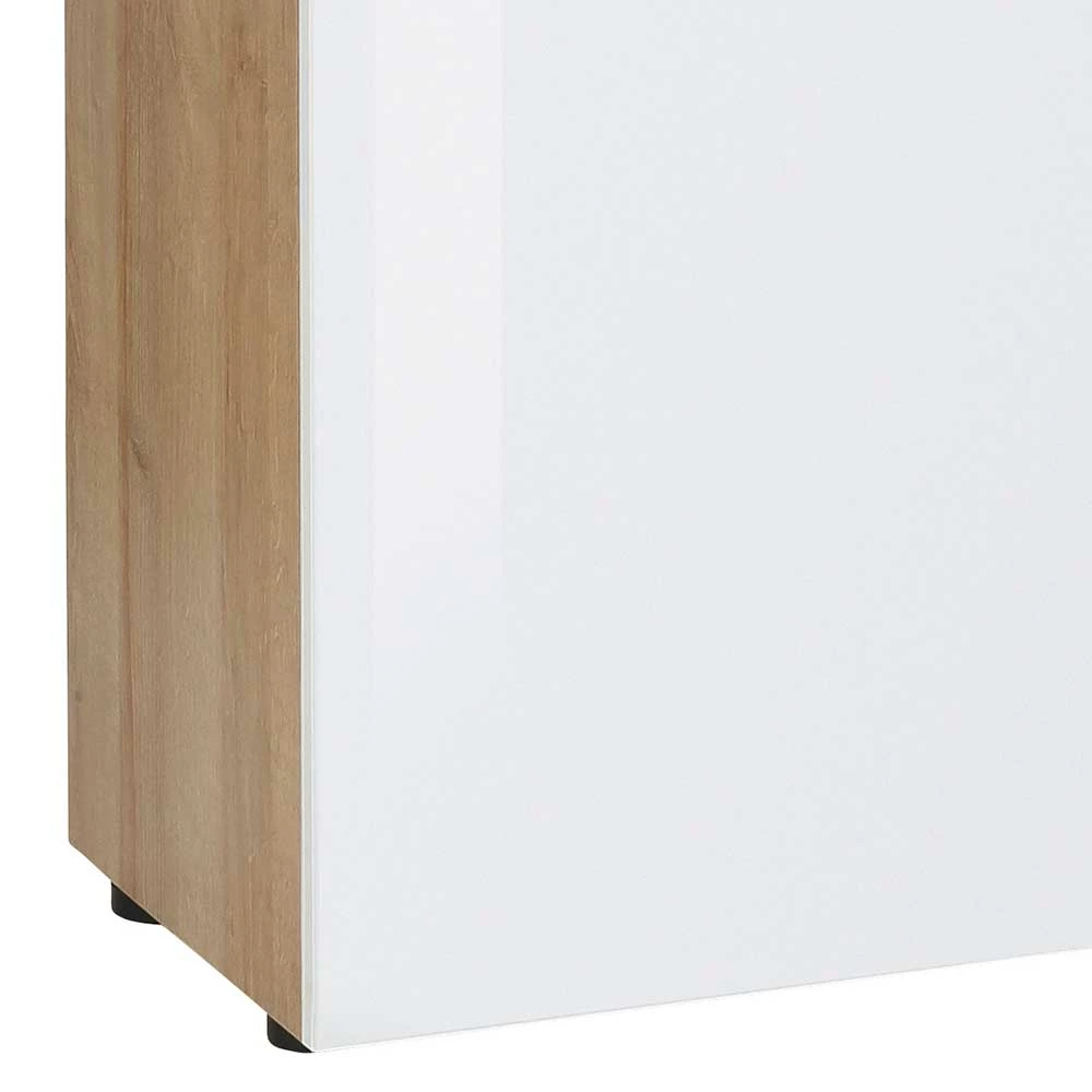 Budget ✨ 181x99x40 Hohes Sideboard In Weiß Glas - Ayfuna 👍 4 Budget ✨ 181x99x40 Hohes Sideboard In Weiß Glas - Ayfuna 👍 – Bild 4