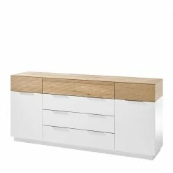 Beste Bewertungen von ⌛ 182x83x40 Skandi Sideboard In Eiche & Weiß - Hedisca 🔥