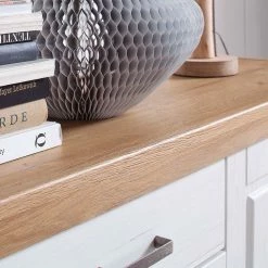 Auslauf 🥰 183x85x50 Anrichte Sideboard Mit Sockel - Samula 😀 -Reanna Shop 183x85x50 anrichte sideboard mit sockel in weiss eichefarben samula 04