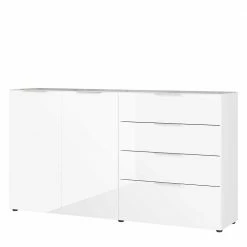 Schlussverkauf ⌛ 184x101x42 Cm Design Sideboard Mit Glas Beschichtung - Daven 💯