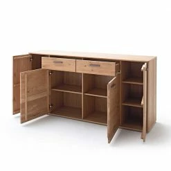 Top 10 🛒 184x90x44 Eiche Anrichte Mit Vier Türen - Assela ❤️ -Reanna Shop 184x90x44 eiche anrichte mit vier tueren und zwei schubladen modern assela 02