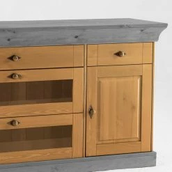 Aktion ✔️ 186x85x45 Landhaus Anrichte Modern - Eshelas 💯 9 Aktion ✔️ 186x85x45 Landhaus Anrichte Modern - Eshelas 💯 -Reanna Shop 186x85x45 landhaus anrichte modern in grau kiefer lauge eshelas 03