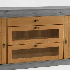 Aktion ✔️ 186x85x45 Landhaus Anrichte Modern - Eshelas 💯 10 Aktion ✔️ 186x85x45 Landhaus Anrichte Modern - Eshelas 💯 -Reanna Shop 186x85x45 landhaus anrichte modern in grau kiefer lauge eshelas 04