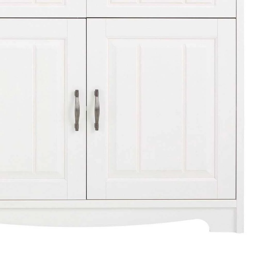 Neu 🎉 194x91x37 Holzanrichte In Weiß & Grau - Ayrinu 👏 6 Neu 🎉 194x91x37 Holzanrichte In Weiß & Grau - Ayrinu 👏 – Bild 6