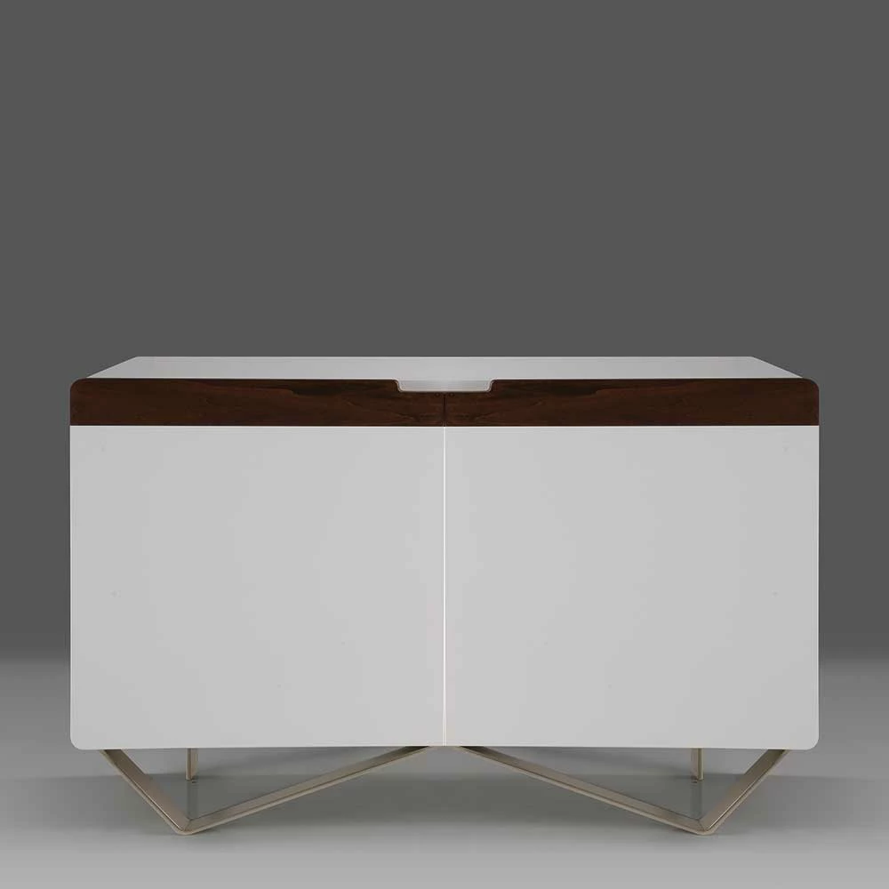 Coupon 🌟 2-türige Design Kommode In Weiß & Nussbaum - Onesty ✨ 2 Coupon 🌟 2-türige Design Kommode In Weiß & Nussbaum - Onesty ✨ – Bild 2