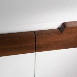 Coupon 🌟 2-türige Design Kommode In Weiß & Nussbaum - Onesty ✨ 11 Coupon 🌟 2-türige Design Kommode In Weiß & Nussbaum - Onesty ✨ -Reanna Shop 2 tuerige design kommode in weiss nussbaum mit buegelgestell aus metall onesty 05