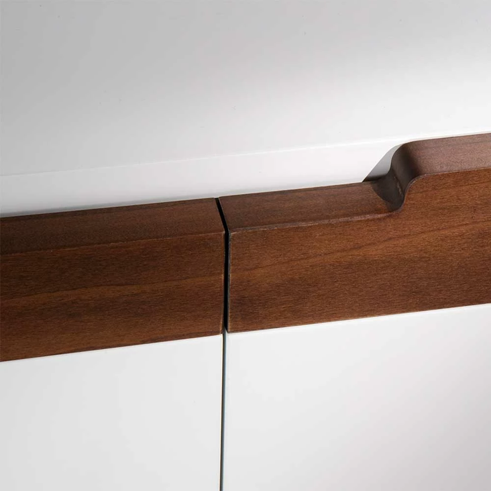 Coupon 🌟 2-türige Design Kommode In Weiß & Nussbaum - Onesty ✨ 6 Coupon 🌟 2-türige Design Kommode In Weiß & Nussbaum - Onesty ✨ – Bild 6