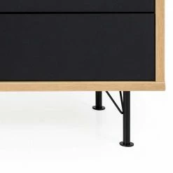 Schlussverkauf 🤩 2-türiges Sideboard Mit 3 Schubladen Chicron In Schwarz & Eiche 😀 9 Schlussverkauf 🤩 2-türiges Sideboard Mit 3 Schubladen Chicron In Schwarz & Eiche 😀 -Reanna Shop 2 tueriges sideboard mit 3 schubladen in schwarz eiche chicron 03