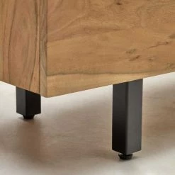 Am billigsten 🌟 200x78x40 Skandi Sideboard Mit Vier Türen - Pressin 👏 -Reanna Shop 200x78x40 skandi sideboard mit vier tueren aus akazie metall pressin 06