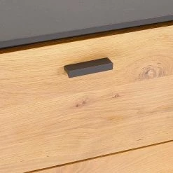 Besorgen 🤩 210x85x47 Sideboard In Eiche Bianco & Grau - Hopiz 😉 -Reanna Shop 210x85x47 sideboard in eiche bianco grau mit viel stauraum hopiz 05