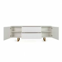 Neu 🎉 216x78x43 Skandi Sideboard Mit Bügelgestell Aus Holz - Toinun 🔔 9 Neu 🎉 216x78x43 Skandi Sideboard Mit Bügelgestell Aus Holz - Toinun 🔔 -Reanna Shop 216x78x43 skandi sideboard mit buegelgestell aus holz in weiss eiche toinun 03