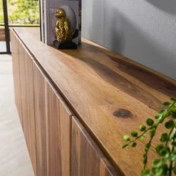 Coupon 🧨 220x75x40 Sideboard Aus Nussbaum Massivholz - Pepepa ✨ -Reanna Shop 220x75x40 sideboard aus nussbaum massivholz mit metallfuessen pepepa 05