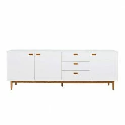 Billig 🔥 225x80x44 Breites Sideboard Im Skandi Design - Jaturian ✔️