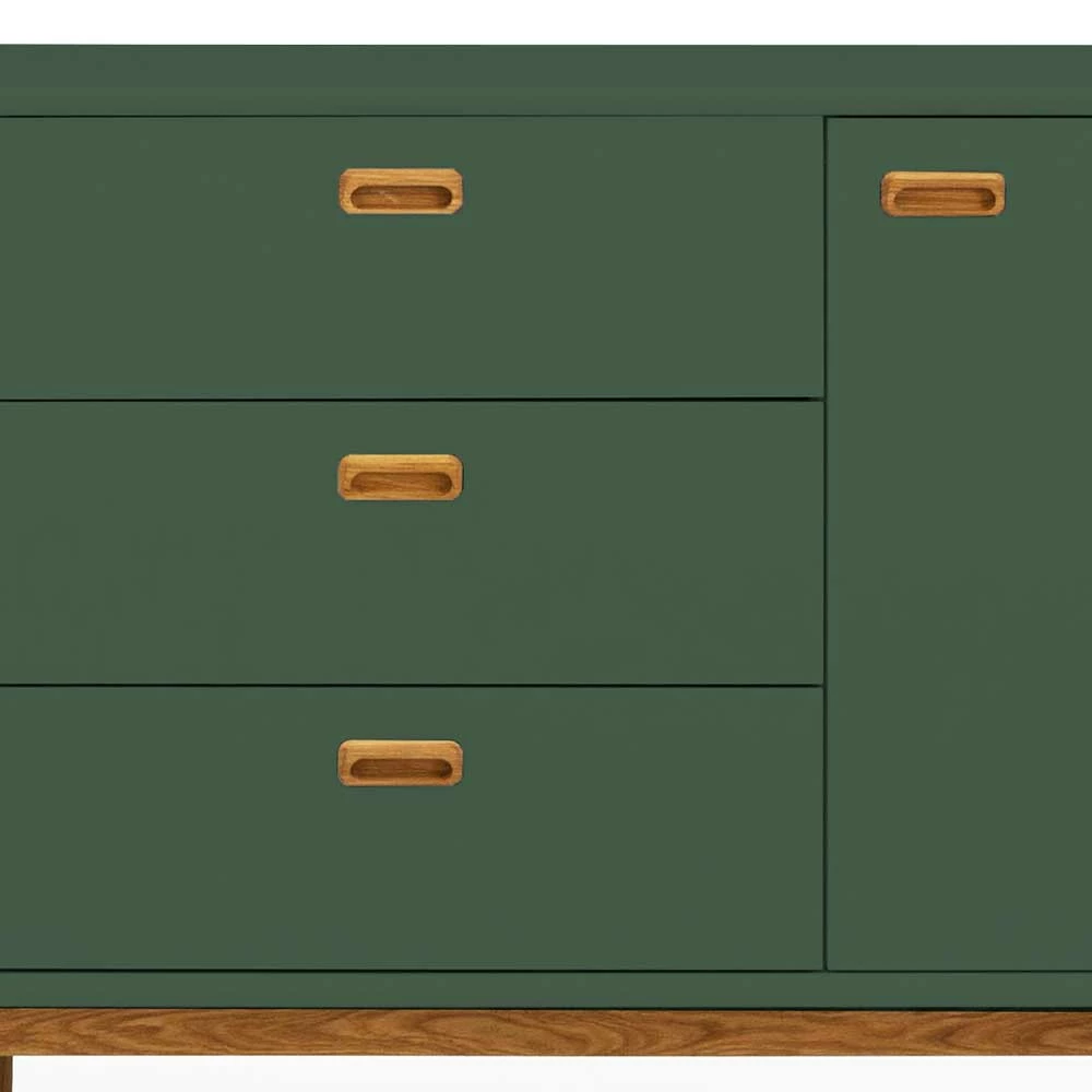Brandneu ✨ 225x80x44 Sideboard In Dunkelgrün - Cusern ❤️ 4 Brandneu ✨ 225x80x44 Sideboard In Dunkelgrün - Cusern ❤️ – Bild 4