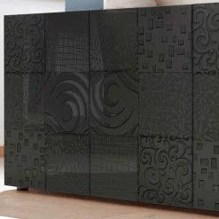 Billig ⌛ 241x84x42 Hochglanz Sideboard In Anthrazit - Ipatal 😍 9 Billig ⌛ 241x84x42 Hochglanz Sideboard In Anthrazit - Ipatal 😍 -Reanna Shop 241x84x42 hochglanz sideboard in anthrazit mit druck ipatal 04