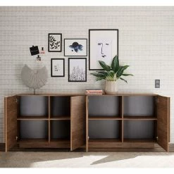 Top 10 🌟 241x90x44 Sideboard In Natur Holzoptik - Basento II 🔥 8 Top 10 🌟 241x90x44 Sideboard In Natur Holzoptik - Basento II 🔥 -Reanna Shop 241x90x44 sideboard in natur holzoptik mit vier tueren basento ii 02