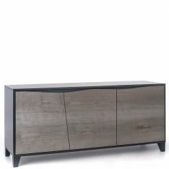 Am billigsten 😉 3 Türen Sideboard In Grau Holz Furnier - Promo 🛒 8 Am billigsten 😉 3 Türen Sideboard In Grau Holz Furnier - Promo 🛒 -Reanna Shop 3 tueren sideboard in grau holz furnier anthrazit mdf promo 02