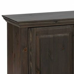 Brandneu 😉 3-türige Kommode Aus Kiefer In Dunkel Lackiert - Syvila 🥰 10 Brandneu 😉 3-türige Kommode Aus Kiefer In Dunkel Lackiert - Syvila 🥰 -Reanna Shop 3 tuerige kommode aus kiefer in dunkel lackiert mit stangengriff metall syvila 04