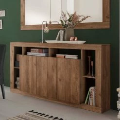 Rabatt 👍 3-türige Kommode Mit 6 Offenen Fächern - Cosmonata 😉 11 Rabatt 👍 3-türige Kommode Mit 6 Offenen Fächern - Cosmonata 😉 -Reanna Shop 3 tuerige kommode mit 6 offenen faechern in natur holzoptik 172x102x42 cosmonata 05