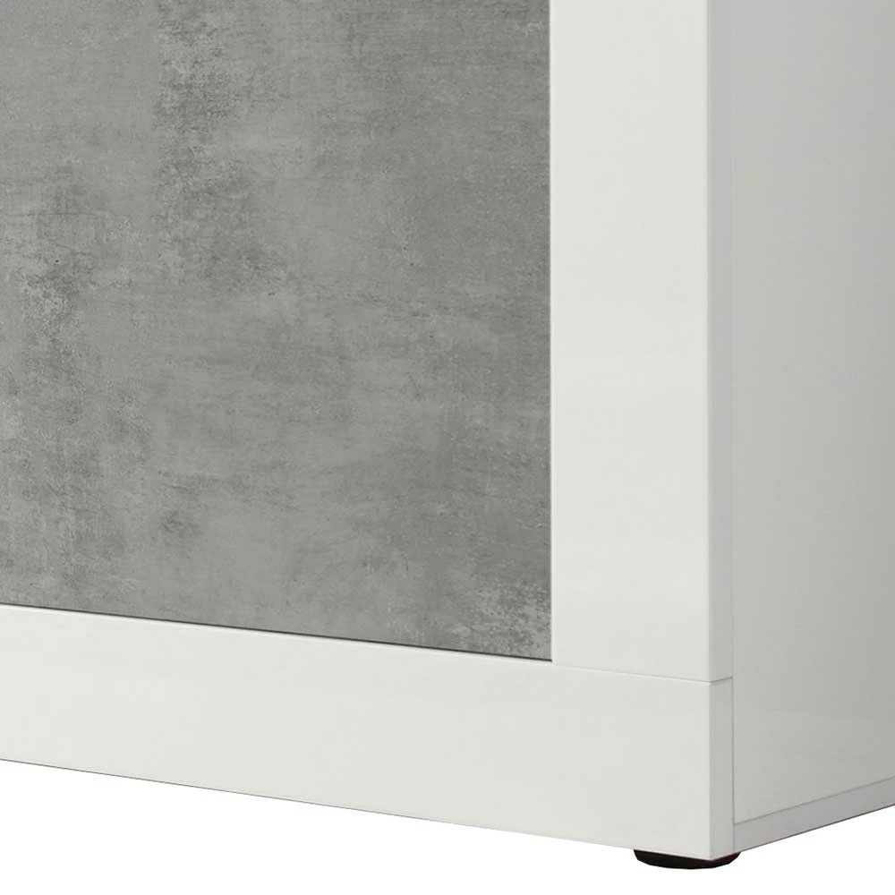 Großhandel 👏 3-türiges Design-Sideboard In Beton Dekor - Narandu 😀 4 Großhandel 👏 3-türiges Design-Sideboard In Beton Dekor - Narandu 😀 – Bild 4