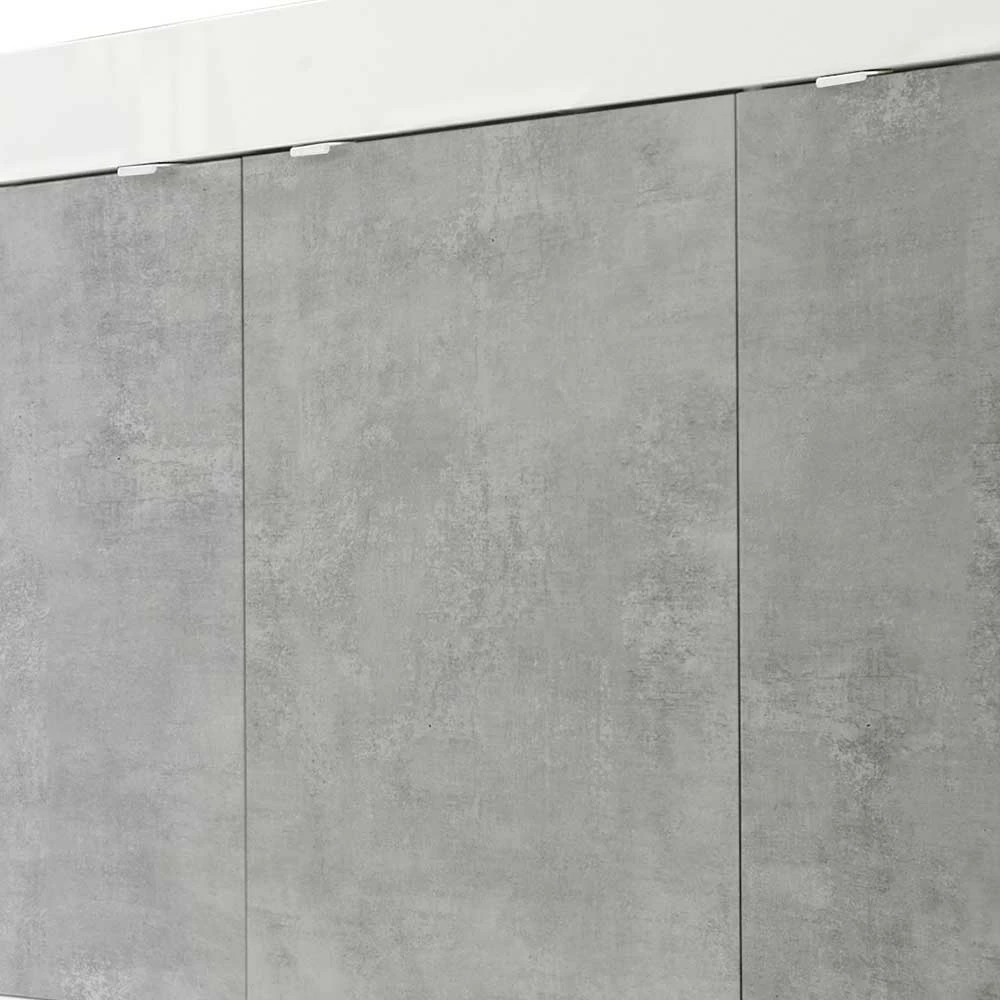 Großhandel 👏 3-türiges Design-Sideboard In Beton Dekor - Narandu 😀 5 Großhandel 👏 3-türiges Design-Sideboard In Beton Dekor - Narandu 😀 – Bild 5