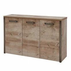 Aktion 😉 3-türiges Flur Sideboard In Eiche Grau - Merit ⌛