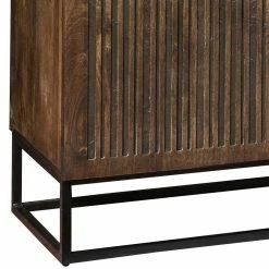 Angebote ⌛ 3-türiges Holz Sideboard Mit Bügelgestell - Lyrica ⭐ 10 Angebote ⌛ 3-türiges Holz Sideboard Mit Bügelgestell - Lyrica ⭐ -Reanna Shop 3 tueriges holz sideboard mit buegelgestell aus metall in schwarz lyrica 04