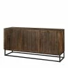Angebote ⌛ 3-türiges Holz Sideboard Mit Bügelgestell - Lyrica ⭐