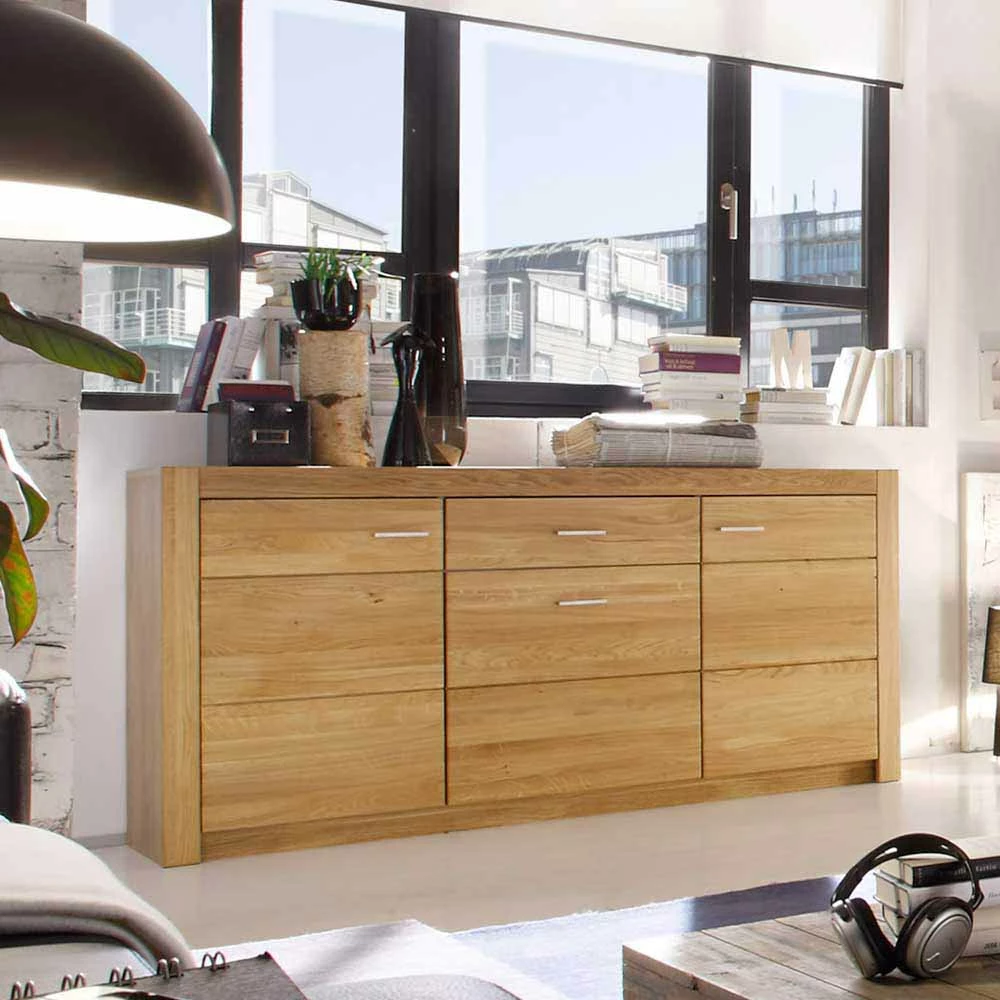 Rabatt 👏 3-türiges Sideboard Landuva Mit Schublade 🔔 2 Rabatt 👏 3-türiges Sideboard Landuva Mit Schublade 🔔 – Bild 2